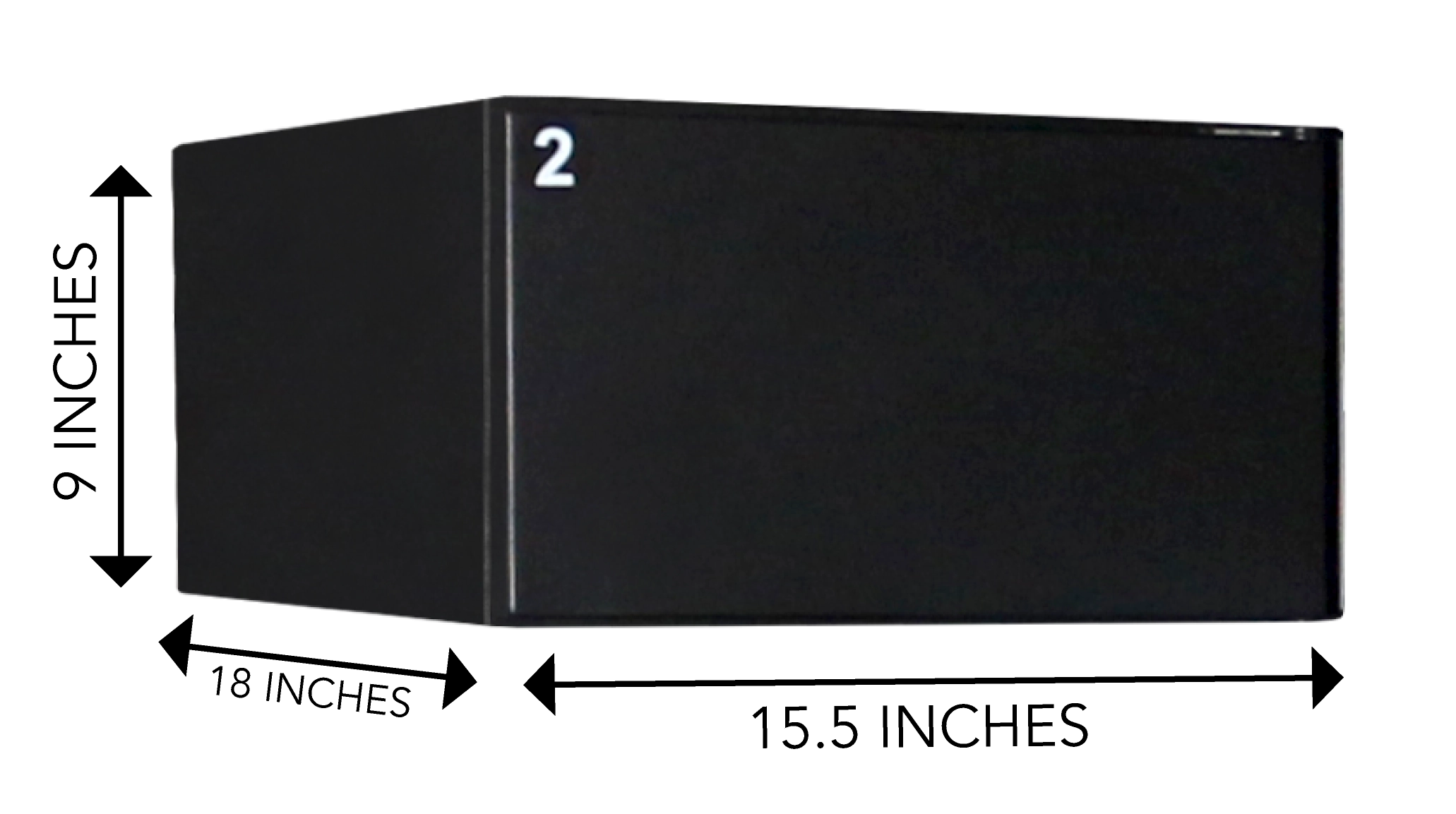 VV Single Standard Locker with Dimensions